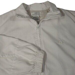 Fred Perry Solid White 2-Piece Jogger Set‎ Track Suit Size Small